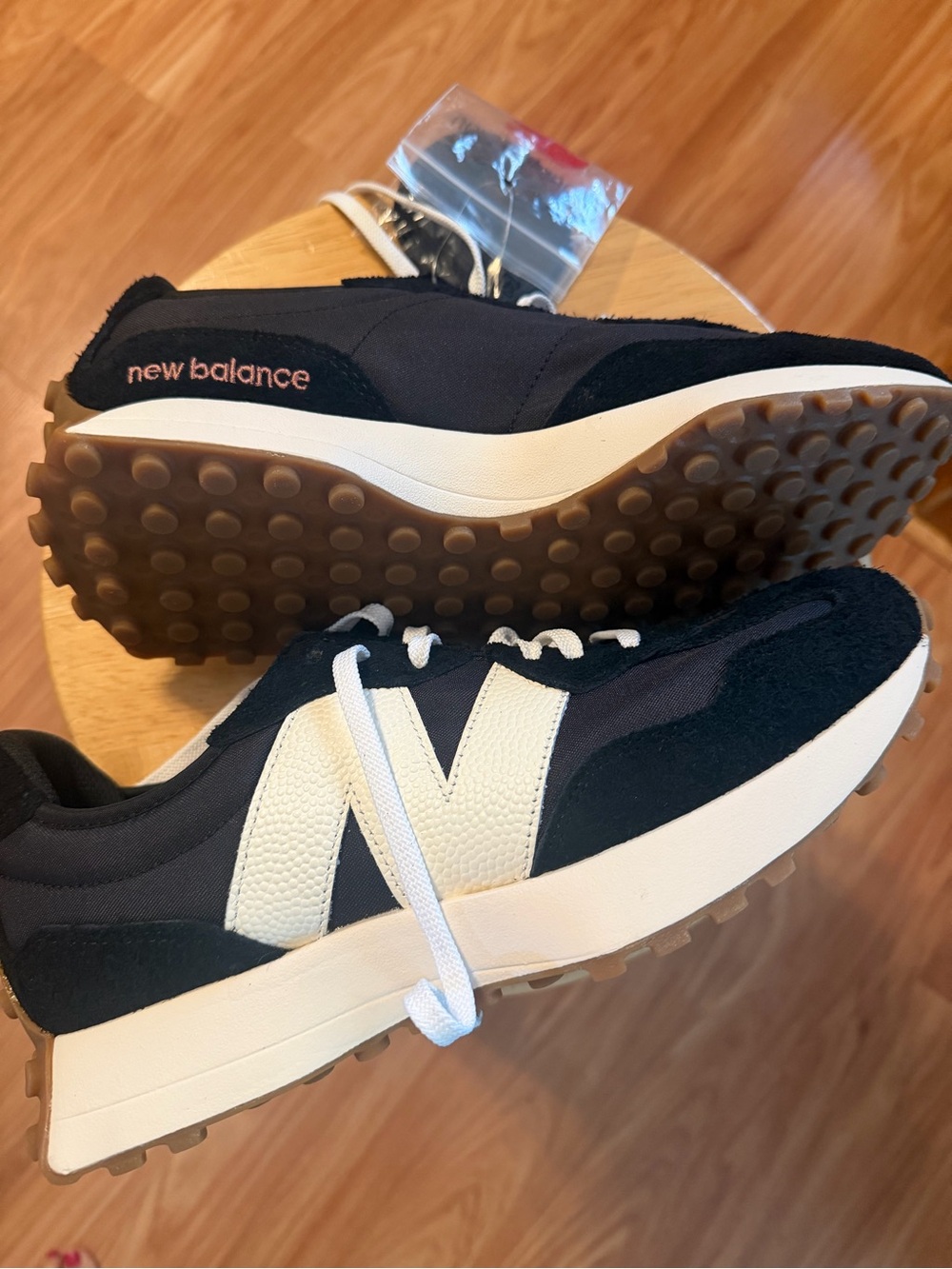 New Balance Navy and White Classic Runner Sneakers